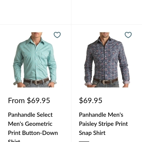 Panhandle men's plaid button down Western shirt  Sz-M Tall - Picture 6 of 7